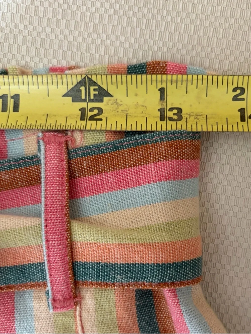 NWT American Eagle Multicolor Striped Tie-Waist Cotton Skirt Sz S Girly Preppy